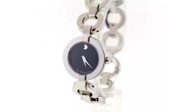 Orologio Donna Movado 0606260 BELAMODA Quadrante Nero Acciaio Inox