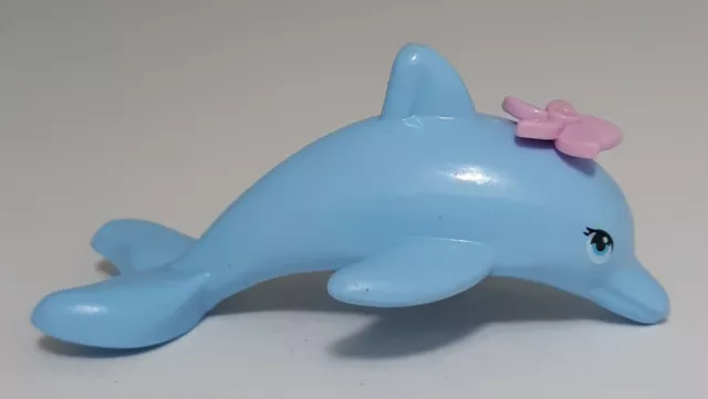 Lego Animal Water Friends Dolphin Minifigure Part 13392pb01 Bright Light Blue