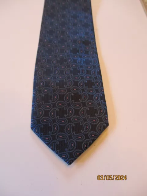 Hugo Boss Blue Silk Neck Tie