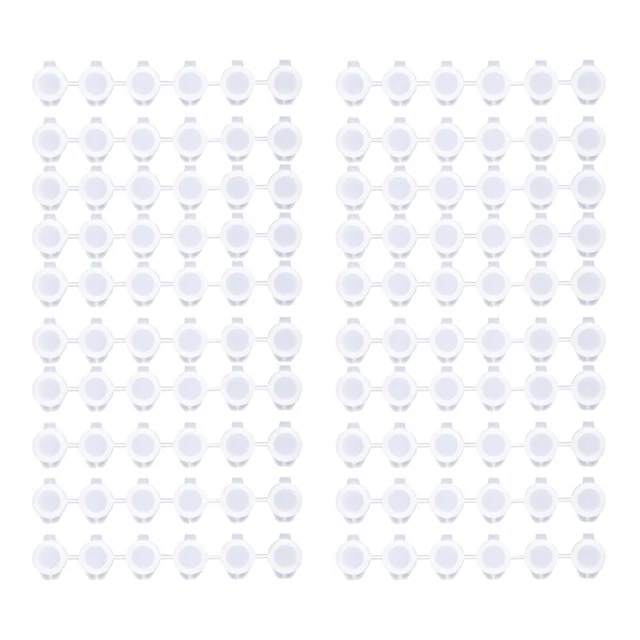 60 pz forniture per pittura possono coprire tazze coperchi contenitori per bambini