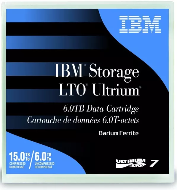 IBM LTO Ultrium-7 6To Data Cartridge Tape Bande de cartouche de données