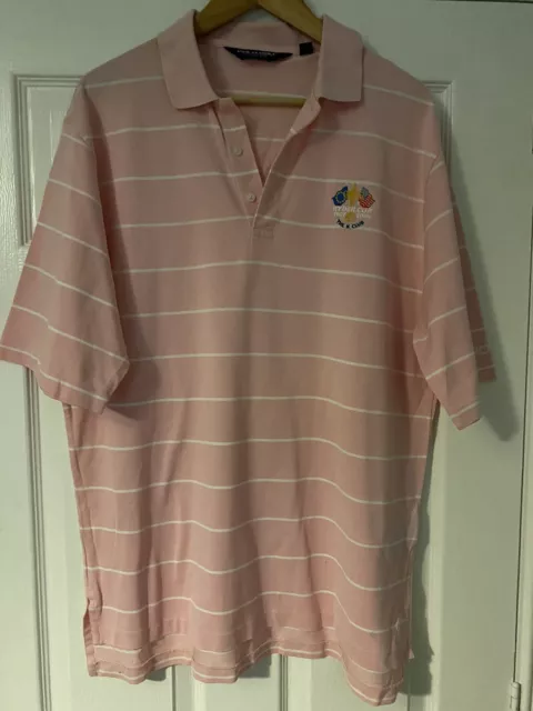 Polo Ralph Lauren Golf Ryder Cup 2006 Large Pink Ireland K Club