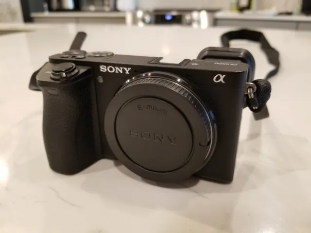 Sony a6500 Body - Excellent Condition. w/ 3 Batteries, Charger, Strap.