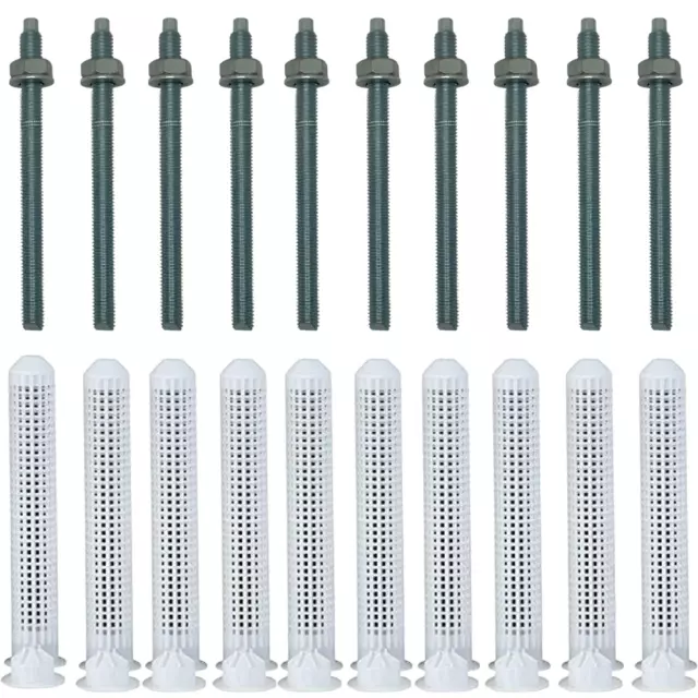 Montageset M10 M12 für Verbundmörtel Stange + Siebhülse Verbundanker Dübel