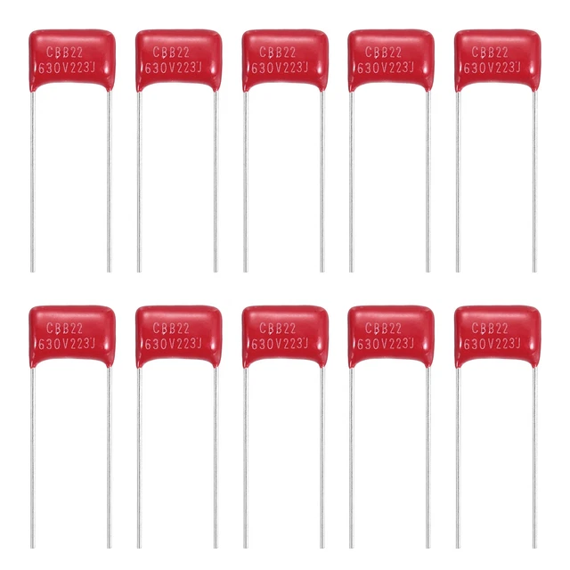 10 Condensatori A Film HBC CBB28 0.022uF 630V 22nF P15 223J