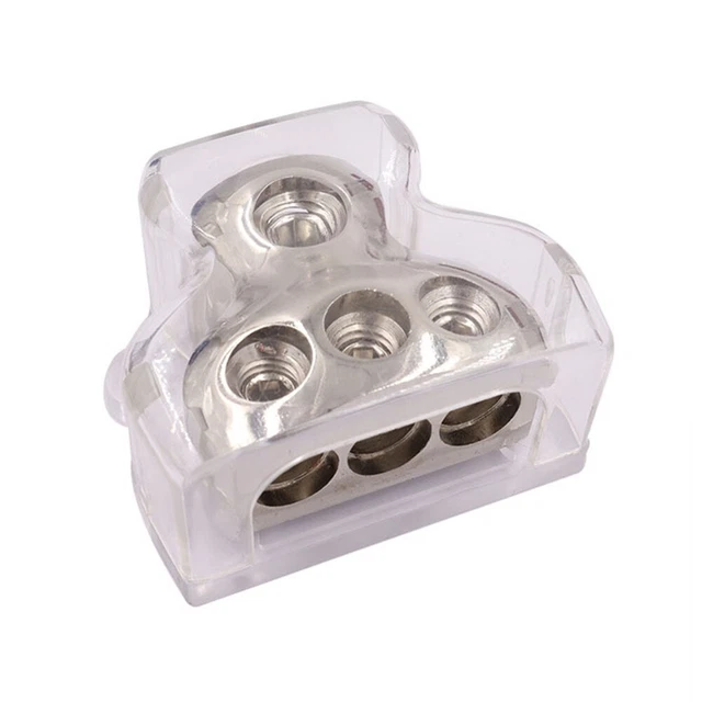 Distribution Bloc Puissance 3 Voie Fusible Support Sol Câble Séparateur