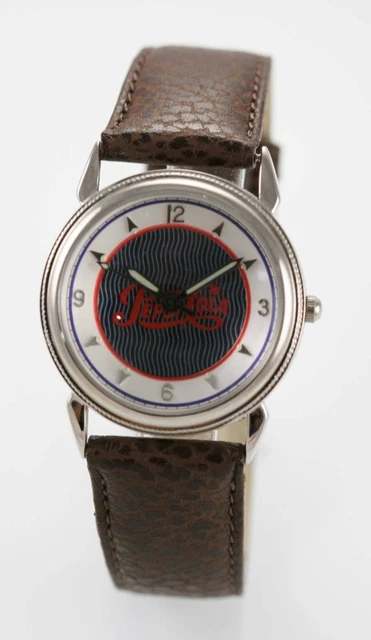 Montre Bracelet Pepsi Cola - Cadran Bleu, Fonctionne Avec Pile Neuve - Occasion Unisexe