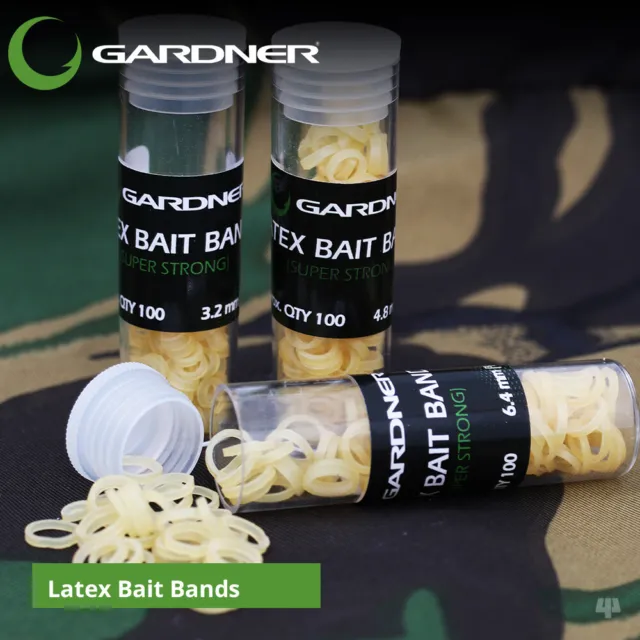 Gardner Tackle Latex Bait Bands - Carp Bream Tench Barbel Chub Coarse Fishing