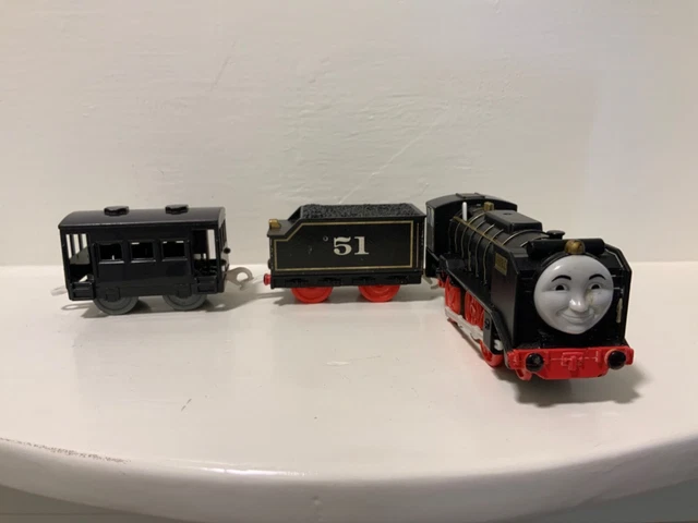 Thomas & Friends "HIRO" + tram car TrackMaster TOMY HiT Toy Company Mattel 2009 Thomas & Friends "HIRO" + tram car TrackMaster TOMY HiT Toy Company Mattel 2009