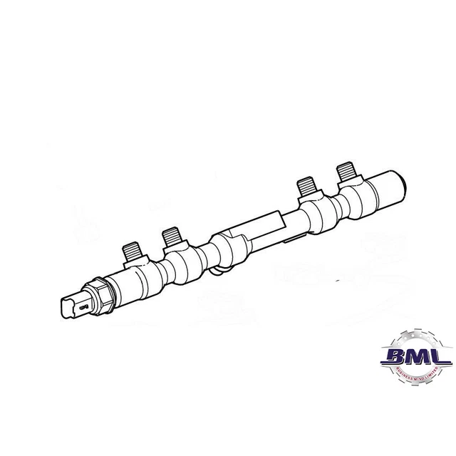 JAGUAR XTYPE 2.0 Litre Turbo Diesel From Vin E33188 Manifold Fuel Rail
