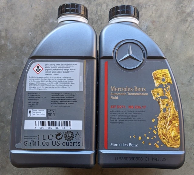 GENUINE MERCEDESBENZ TRANSMISSION Fluid ATF D971 236.17 002989060312