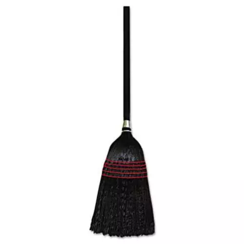 Boardwalk BWK930BP Flagged Tip Poly Bristle Janitor Brooms, 57-58-1/2",