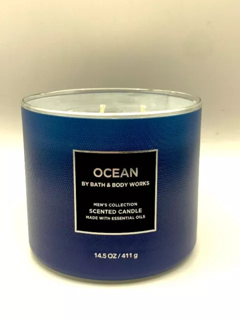 Bath & Body Works 3-Docht Kerze Men's Collection Ocean 411g