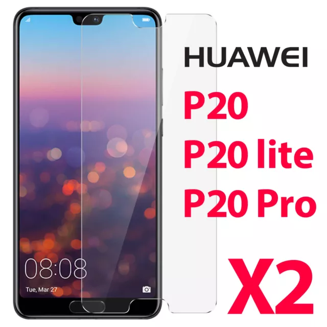 VERRE TREMPÉ POUR HUAWEI P20 - P20 Lite - P20 Pro - FILM PROTECTION ECRAN VITRE