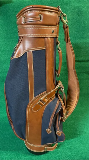 Daiwa Coach Collection Ladies Cart Golf Bag Brown Stitched Horses Tapestry  #s6
