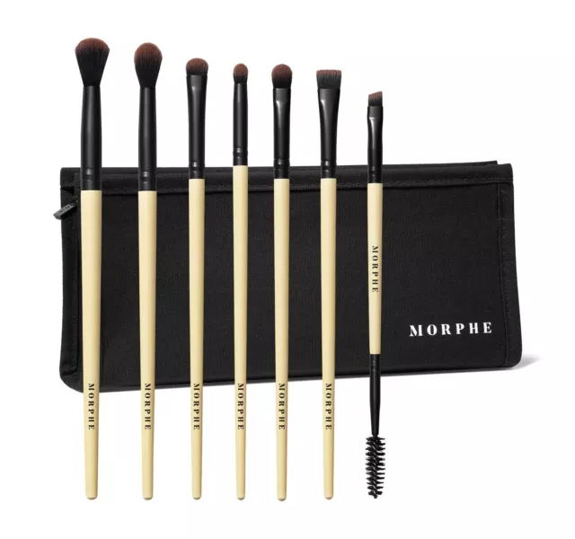 MORPHE EARTH TO BABE 7-PIECE BAMBOO EYE BRUSH SET - Brand New - Authentic