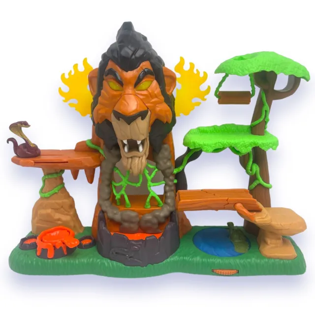 LION GUARD RISE Of Scar Playset Disney Lion King Toy Lair Lights Up ...