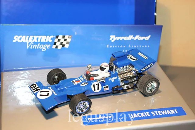 Slot scx scalextric 6178 Tyrrell-Ford 001 F1 Vintage Edition Jackie Stewart