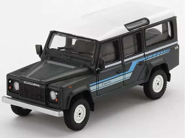 LAND ROVER Defender 110 - County Station Wagon - 1985 - Grey - Mini GT 1:64