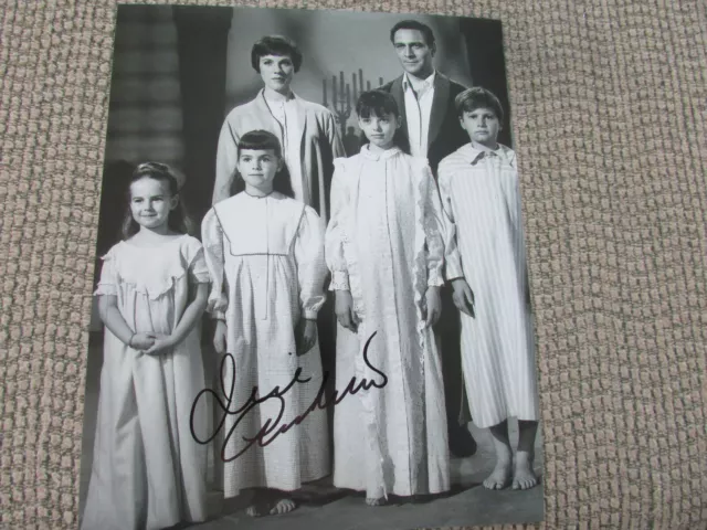 Julie Andrew Sound of Music  8x10 Photo Signed