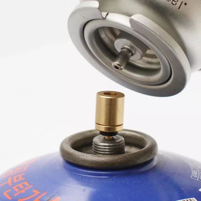 1x Tragbarer Gas-Nachfülladapter Outdoor-Campingkocher Gasbrenner L5Q2