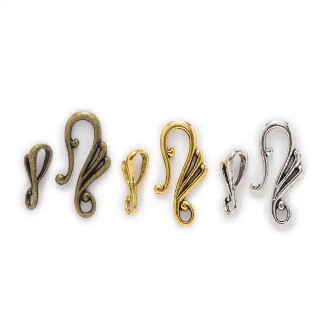 OT Toggle Clasps Metal Hook Connector Jewelry Making Findings Supplies DIY 10set
