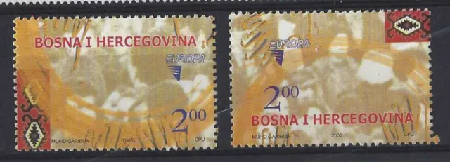ZZE-034a  |  Bosnia Erzegovina  -  2006 : Europa  -  2 val.  **  MNH