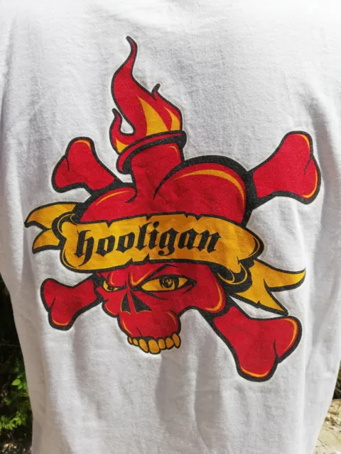 Tee HOOLIGAN M football fight collection rare dead stock DS supreme Hools t-shir