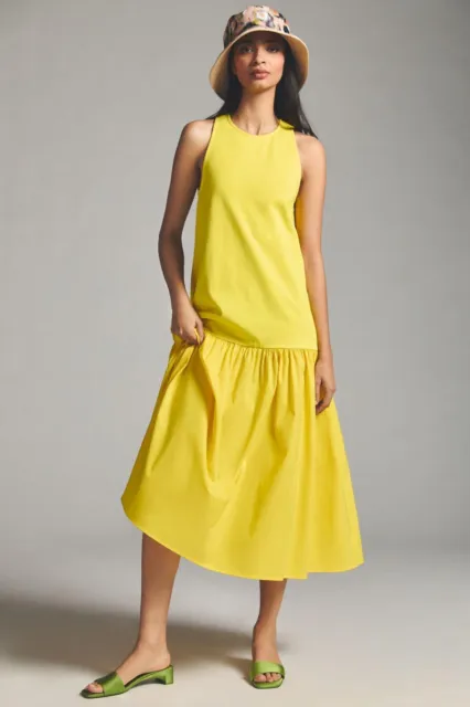 Anthropologie  Maeve Sleeveless Flounce Dress size M MSRP$148.00