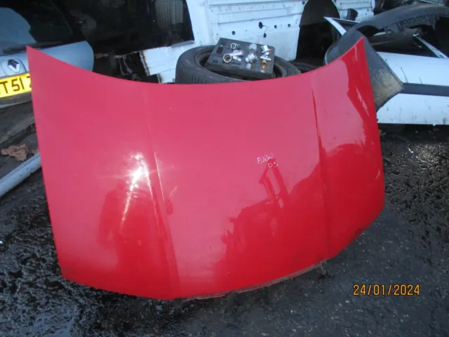 Skoda Fabia Mk1 2005 Front Bonnet Hood In Red