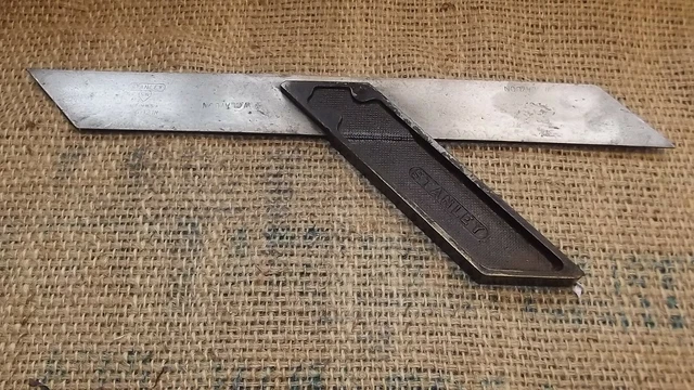 Very Nice Sweetheart Era Stanley No 16 Improved Mitre Square 12"