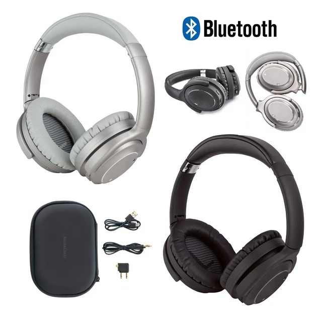 SILVERCREST WIRELESS BLUETOOTH Headphones OverEar Noise Cancelling 16 Hrs Play £39.99 PicClick UK