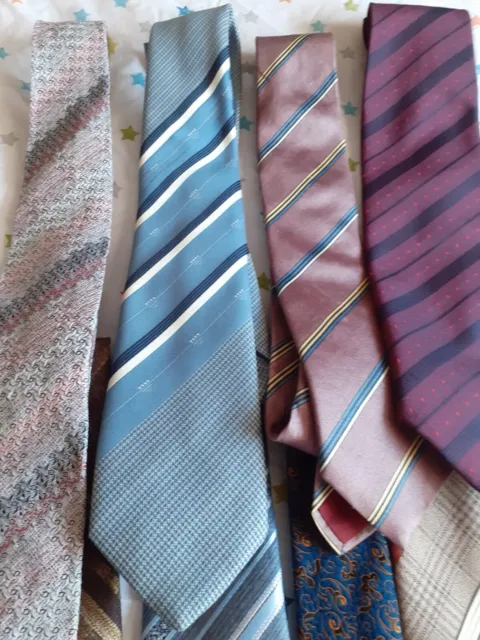 Otto cravatte vintage. Vedi descrizione