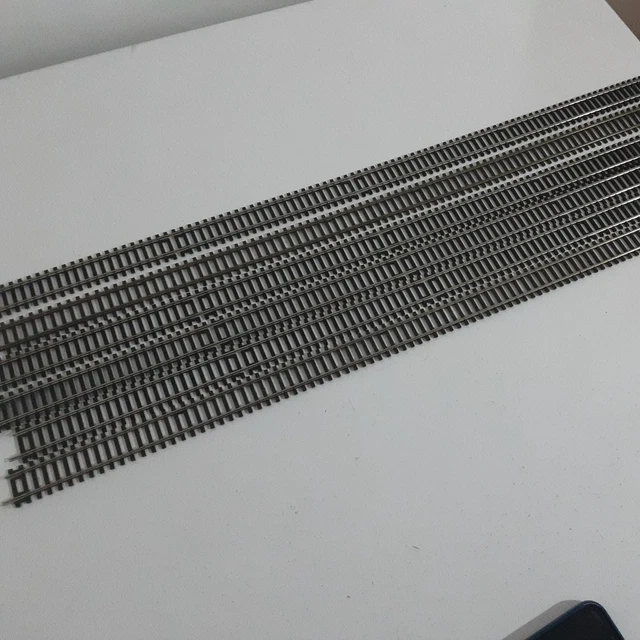 Peco OO/HO Setrack Quad Straight Tracks ST-204 - Code 100 Nickel Silver Rail