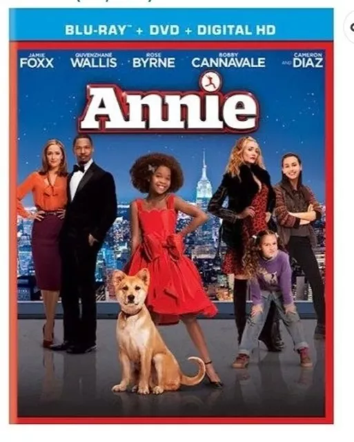 Annie Blu Ray DVD Digital HD Movie Sealed New in Package
