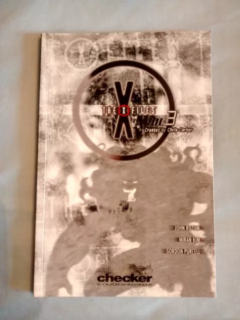 The X-FILES Vol. 3- Rozum, Adlard, Van Fleet, Petrucha, '05 CHECKER 1st PB Print