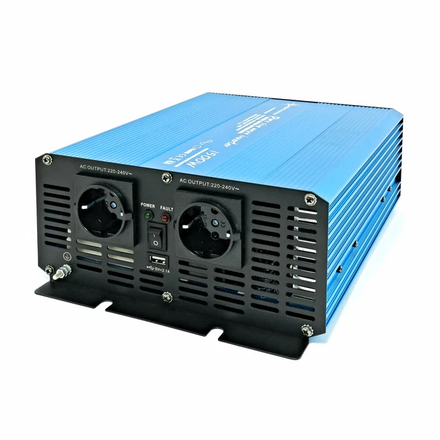 Onduleur à onde modifiée 12V-230V 600W (pic de 1200W) avec USB - Onduleur hors réseau - MR WATT S.r.l