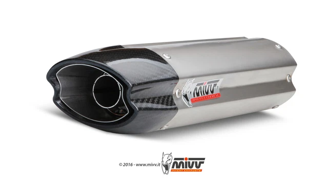 Uk.019.L7 Stainless Steel Under-Seat Exhaust Mivv Suono Kawasaki Zx6R 2007 - 08