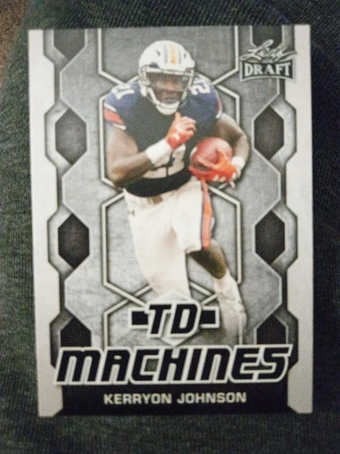 2018 Leaf Draft TD Machines Kerryon Johnson TD-11