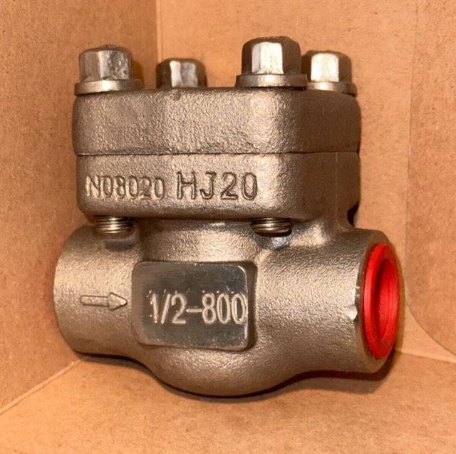 Warren 1/2" Swing Check Valve 823HF-T