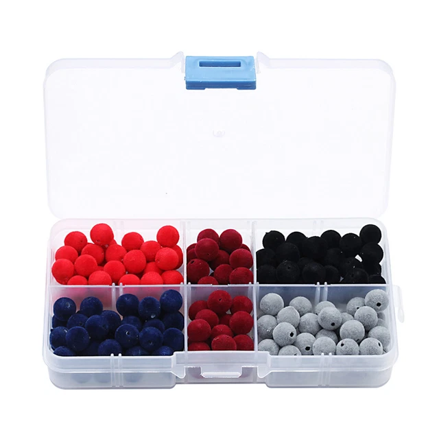 1250 Stück DIY Spacer Beads Armband Halskette Lose Perlen mit Loch DIY Zubehör
