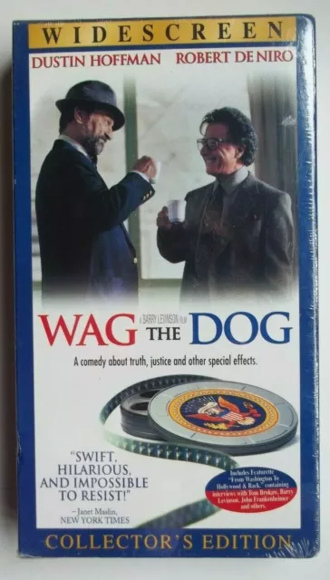 VHS MOVIE &WAG THE DOG" Dustin Hoffman-Robert Deniro~Collector's
