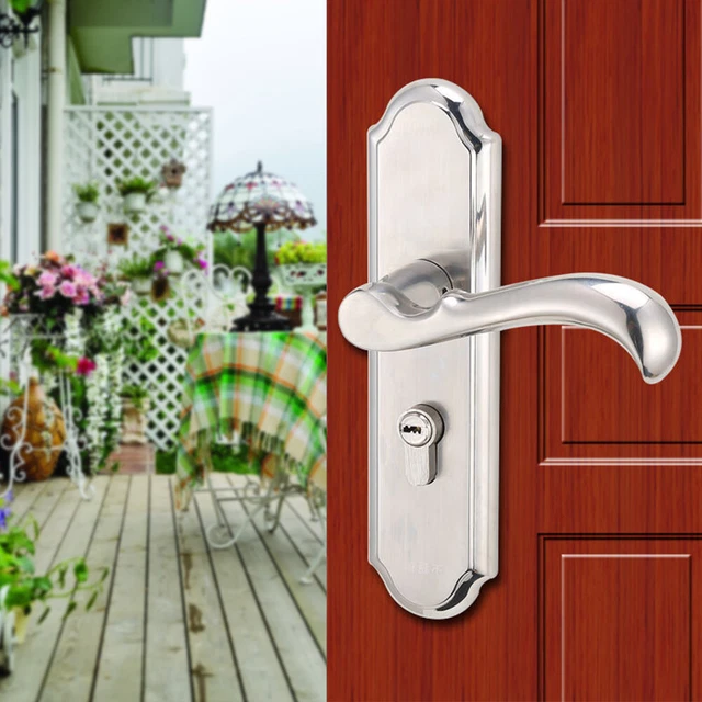 Door Handles Victorian Scroll Internal Stainless Steel Door Handle Sets Packs