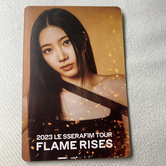 KAZUHA LE SSERAFIM PERFECT NIGHT Celeb K-pop Girl Photo Card Flame $11.