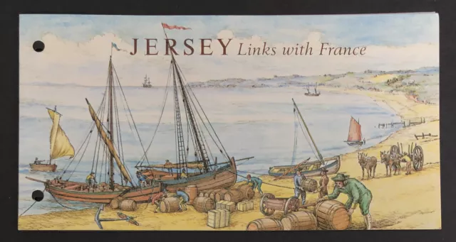 Jersey 1982 Presentation Pack - Links With France Sg 293-298 Mnh - Free Uk P&P