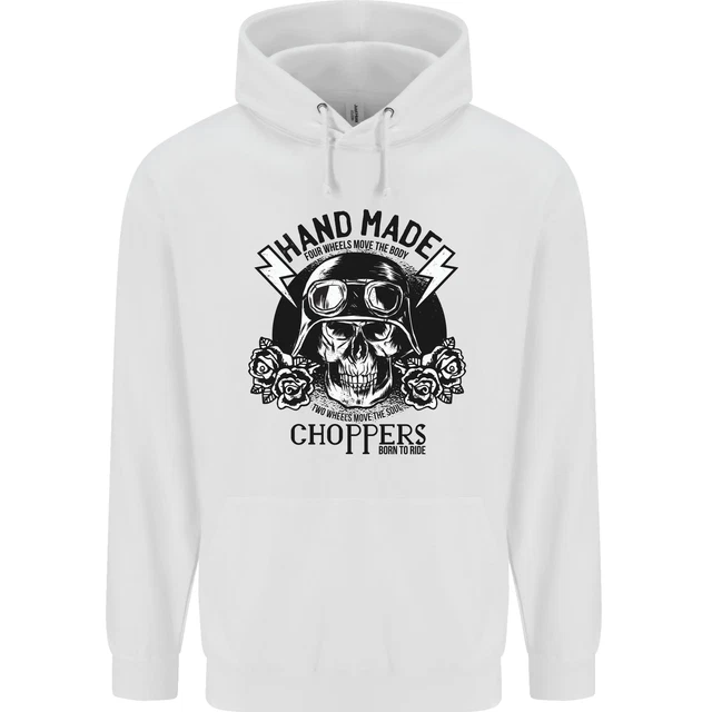 Handmade Choppers Biker Motorcycle Bike Childrens Kids Hoodie