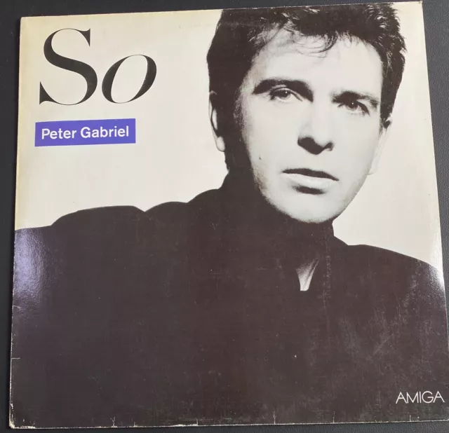 Peter Gabriel – So Sledgehammer Don’t Give up Vinyl LP Schallplatte 12“ 1986