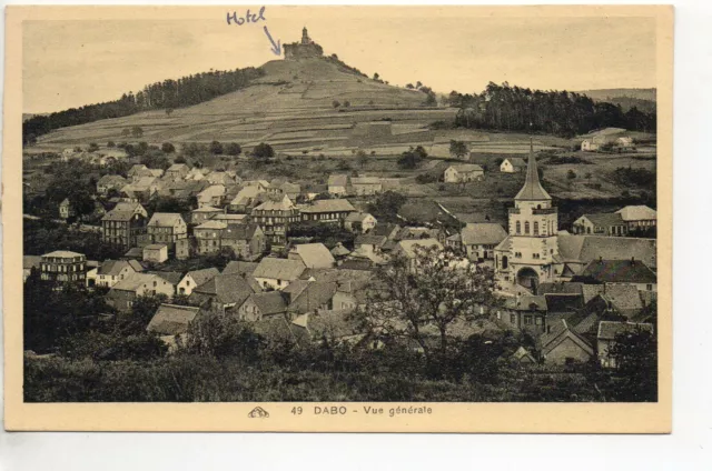 DABO  Moselle CPA 57  vue generale