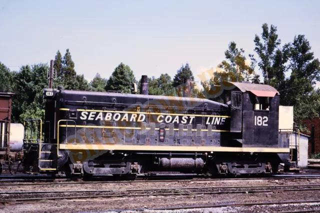 Vtg 1971 Train Slide 182 SCL Seaboard Coast Line Railroad X3M066