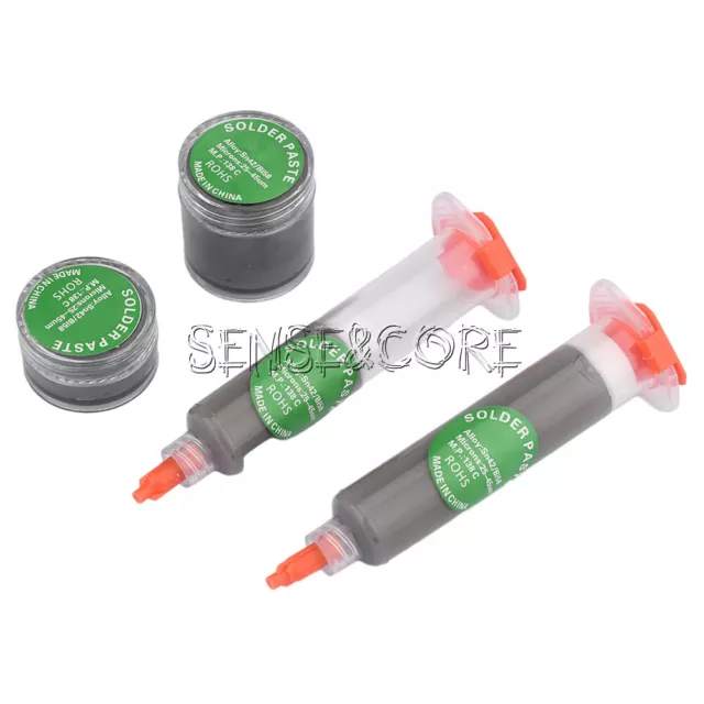 Solder Flux Paste Low Temperature Solder Paste Sn42/Bi58 138℃ 30/55g PCB BGA PGA